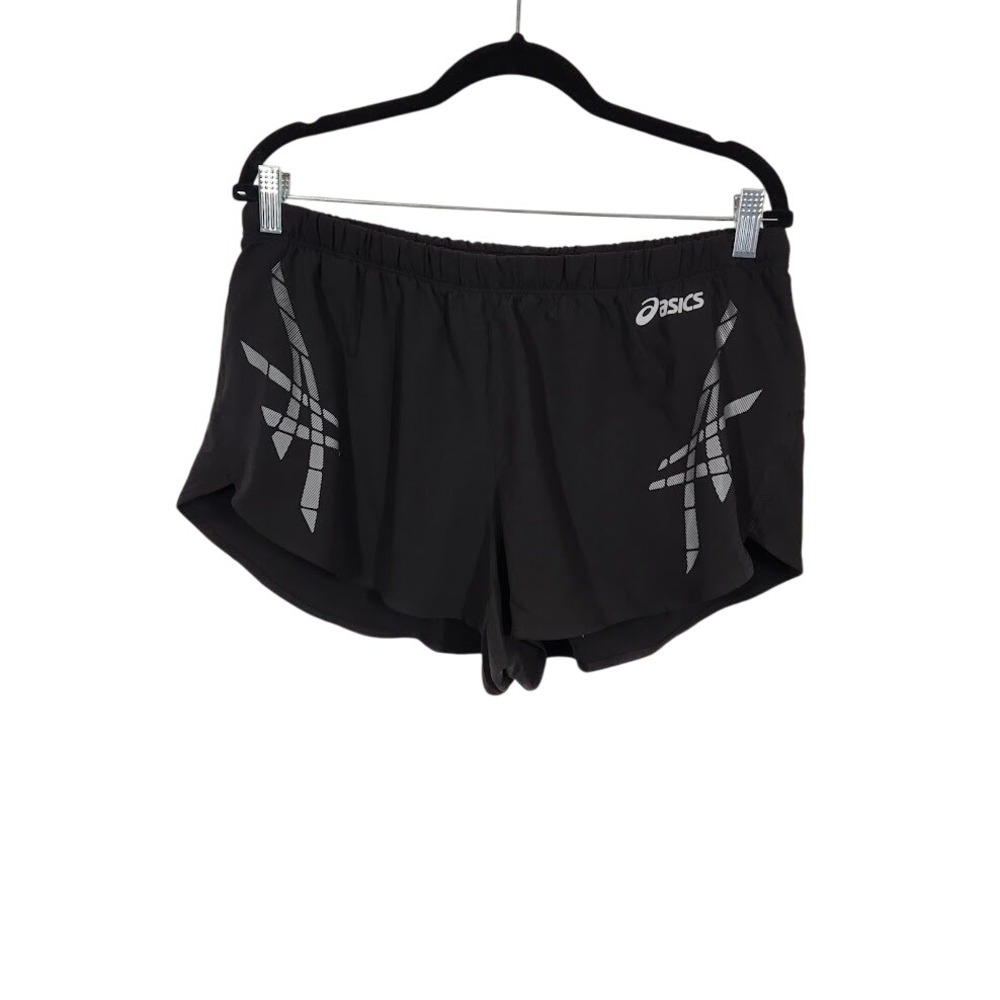 Asics Women's Running Shorts Black Activewear Athletic Workout - XL